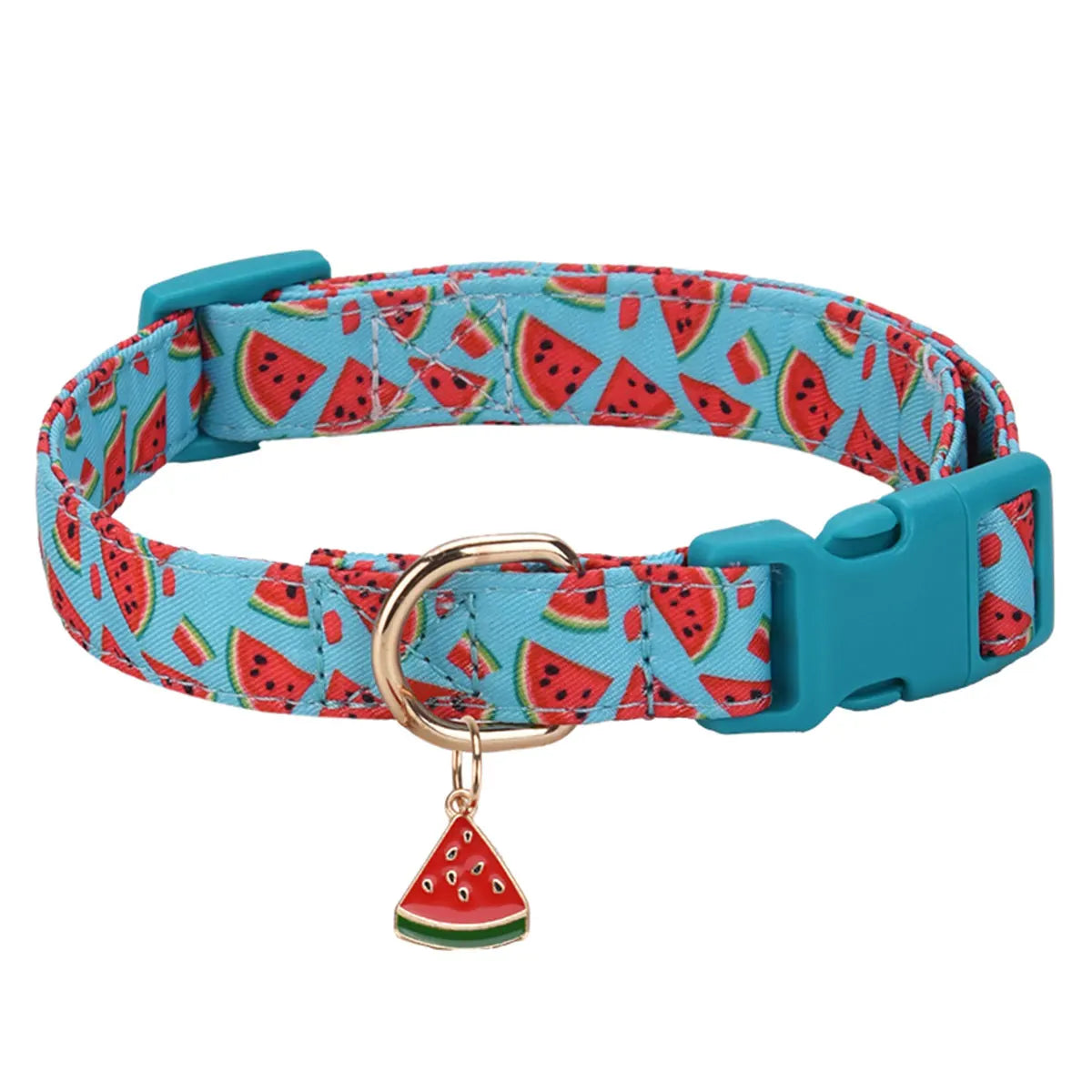 Glad Fruktmotiv Halsband för Hundar – Hållbar, Bekväm och Stilig!