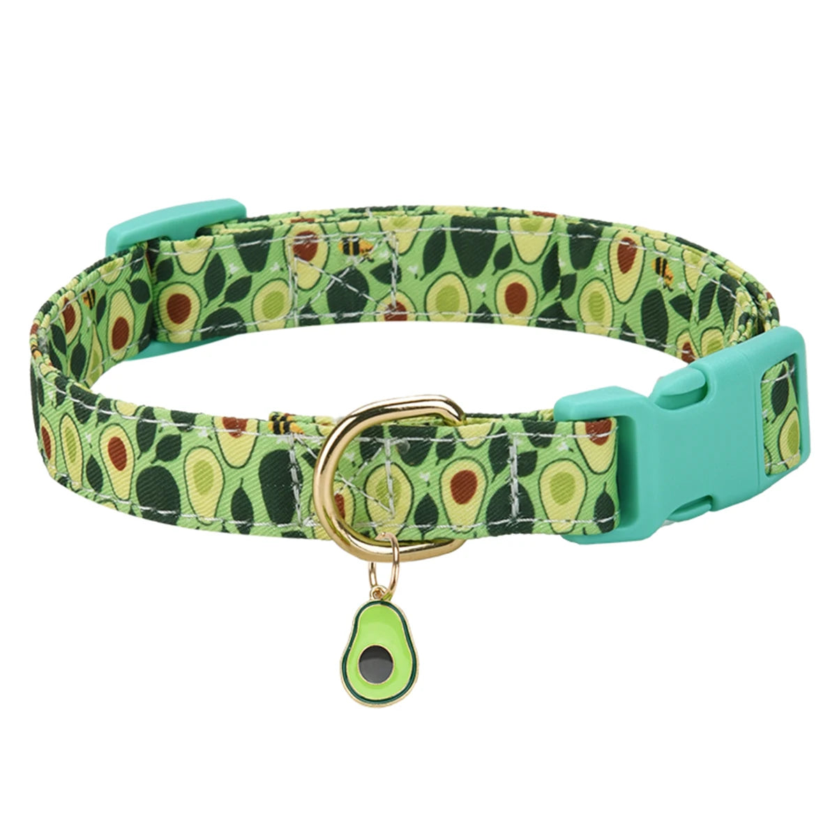 Glad Fruktmotiv Halsband för Hundar – Hållbar, Bekväm och Stilig!