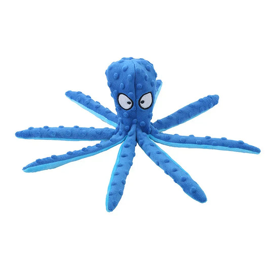 Octopus Hundleksak – Hållbar, Rolig och Interaktiv Lekglädje för Din Hund!